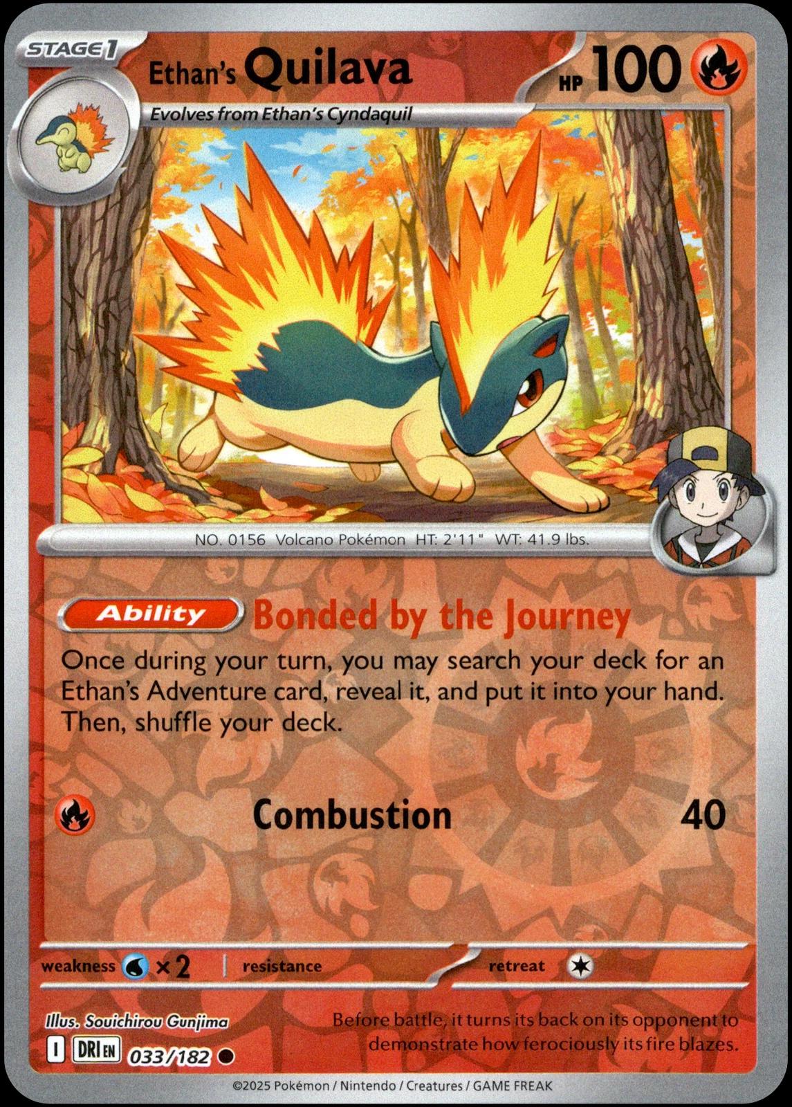 Ethan's Quilava [Reverse Holo]
